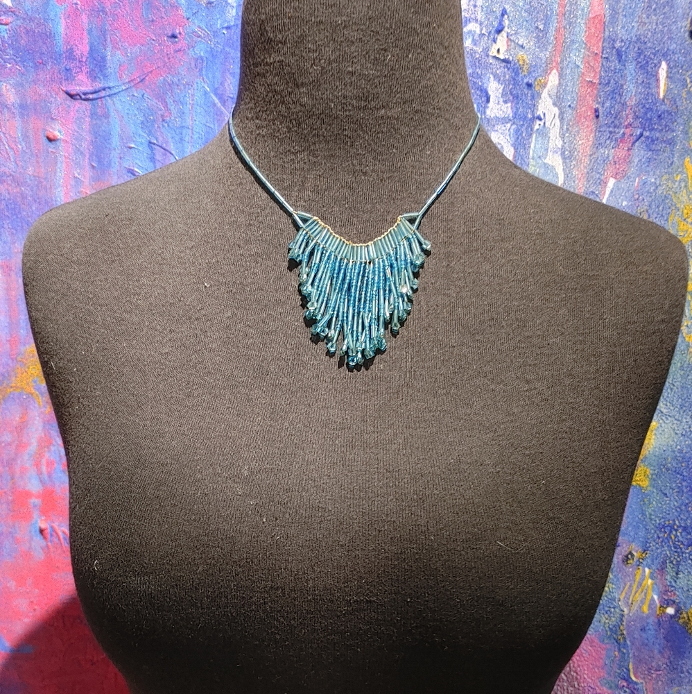 Sexy beaded necklace.